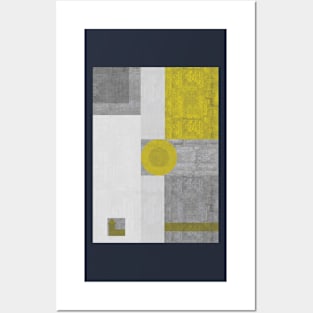 Textured Bauhaus Modernism Posters and Art